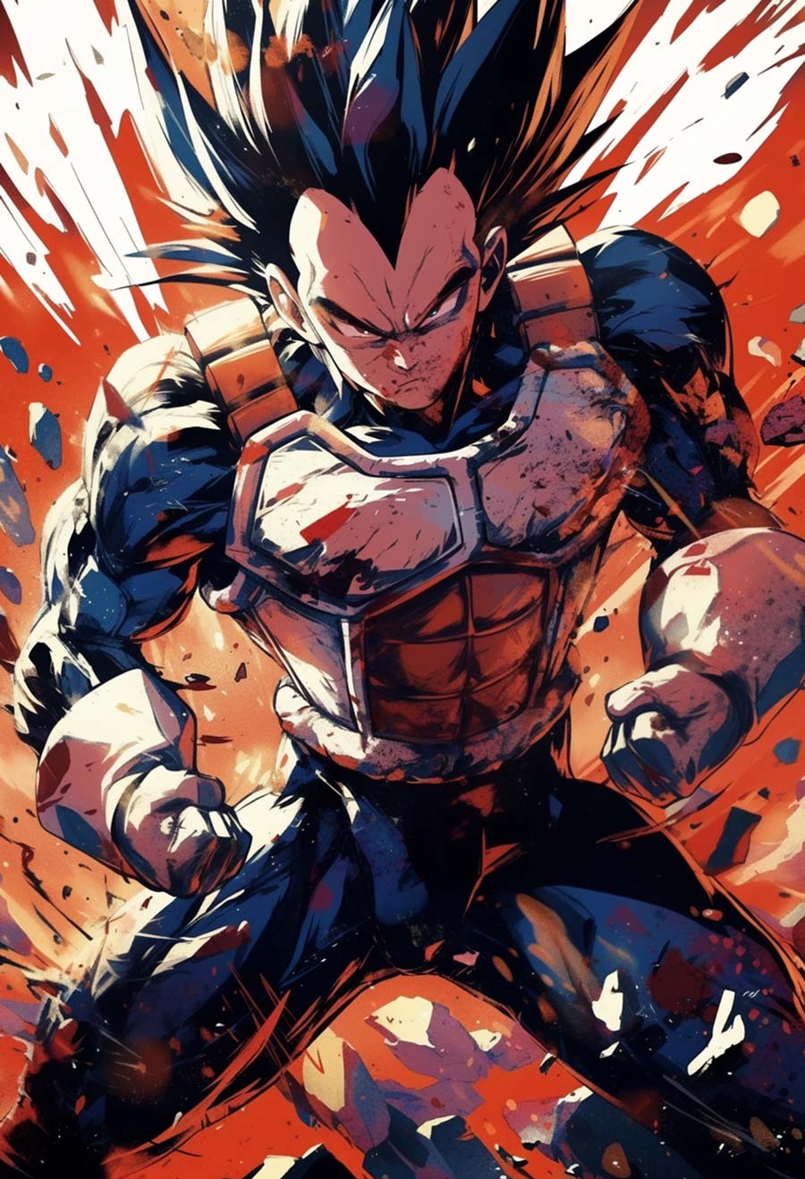 Vegeta by Pixelmix Studio